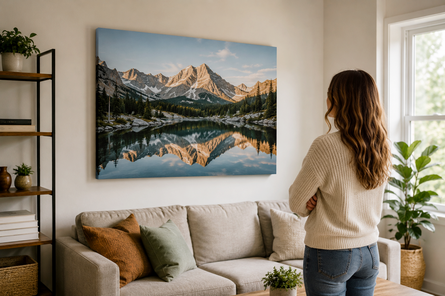 High quality large canvas print example
